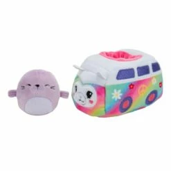 Squishville Plysjbamse M/ Kjøretøy (assortert) -Squishmallows butikk 10054 11 248198 h62090134