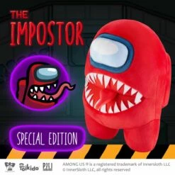 Among Us Plysjbamse 25 Cm - Rød 8 Among Us Plysjbamse 25 Cm - Rød -Squishmallows butikk 1030au 3 255279 h62090134