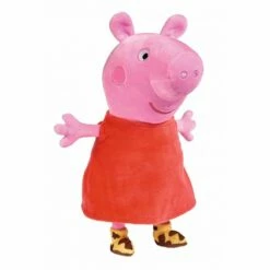 Peppa Gris Plysjbamse 25 Cm - Peppa Med Lyd