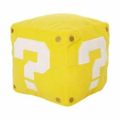 Nintendo Super Mario Plysjbamse 14cm - Question Block Med Lyd