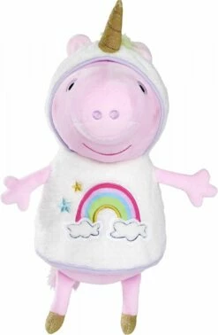 Peppa Gris Plysj 38 Cm - Enhjørningen Peppa