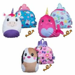 Zipstas 2-i-1 Ryggsekk/Plysjbamse - Hund -Squishmallows butikk 113475 g 4 240910 h4127d7a6