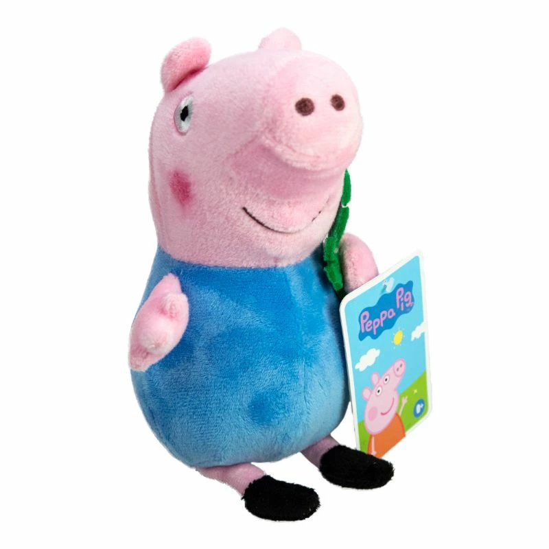 Peppa Gris Plysjbamse 20 Cm - Georg Med Dinosaur 1 Peppa Gris Plysjbamse 20 Cm - Georg Med Dinosaur