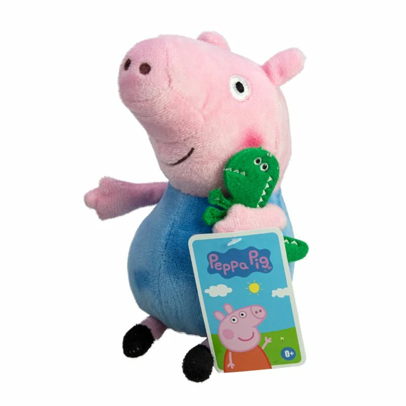 Peppa Gris Plysjbamse 20 Cm - Georg Med Dinosaur 2 Peppa Gris Plysjbamse 20 Cm - Georg Med Dinosaur - Bilde 2