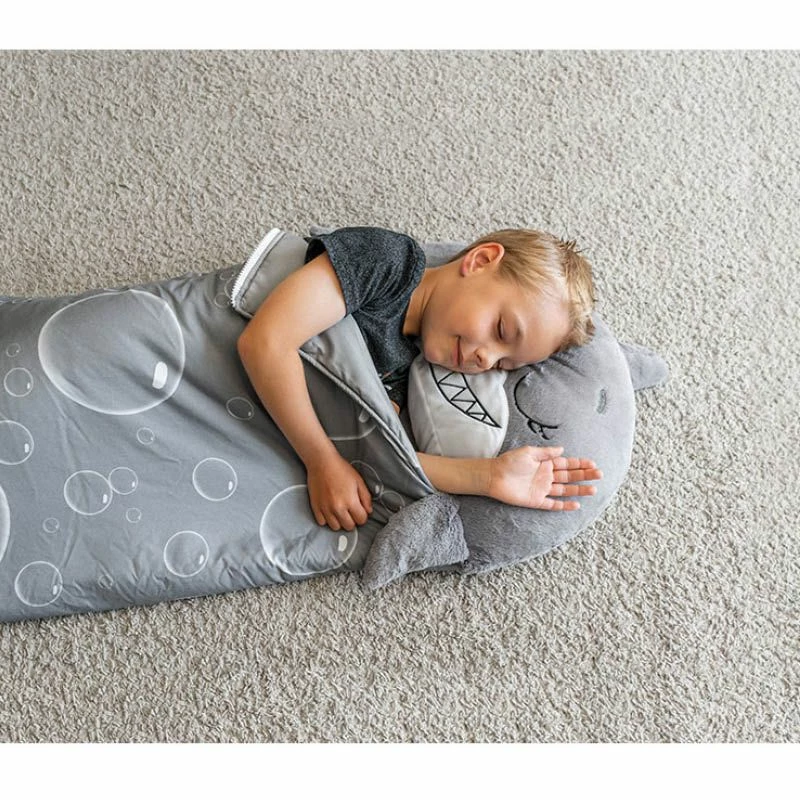 Happy Nappers Sovepose 137cm - Grå Hai 8 Happy Nappers Sovepose 137cm - Grå Hai - Bilde 8