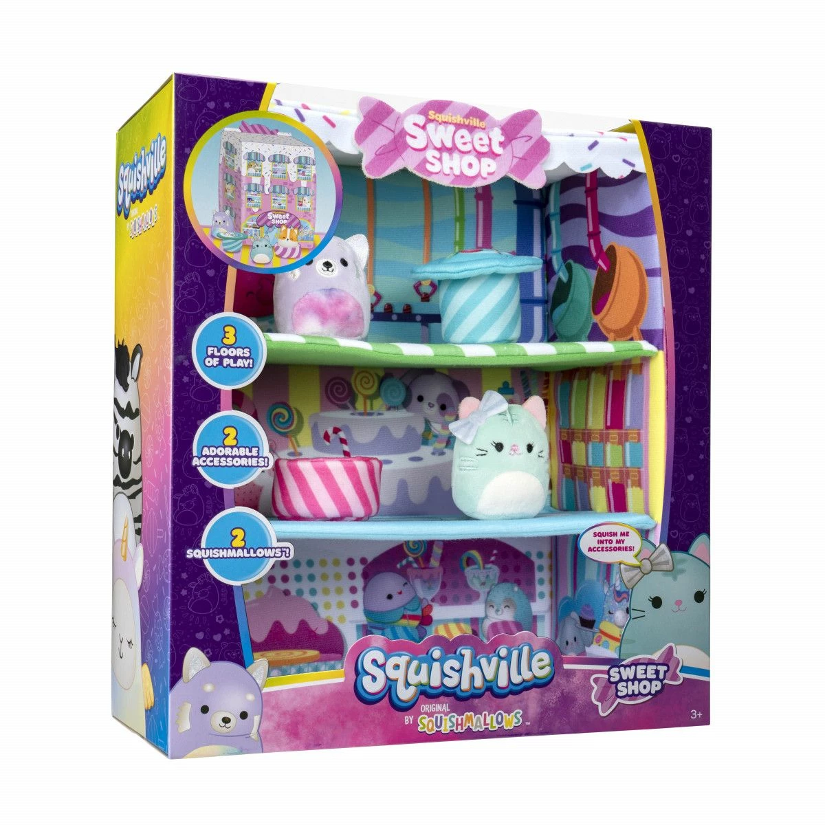 Squishville Plysjbamse Lekesett - Sweet Shop Squishville Plysjbamse Lekesett - Sweet Shop -Squishmallows butikk 2210341 3 259395 h62090134