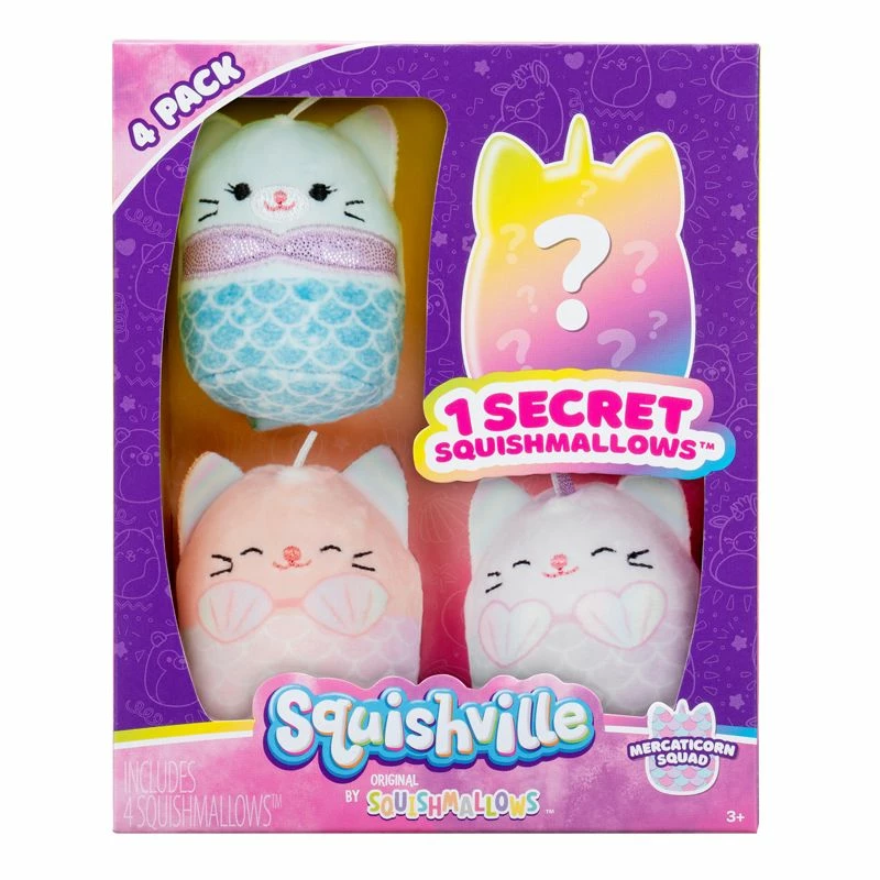 Squishville S5 Plysjbamse 4-pakning 5cm - Mercaticorn Squad Squishville S5 Plysjbamse 4-pakning 5cm - Mercaticorn Squad -Squishmallows butikk 230322 112644 121109 1 261328 h1530ebe2