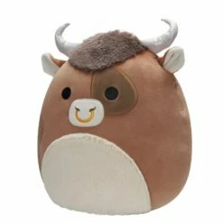 Squishmallows Plysjbamse 30cm - Den Brune Oksen Shep -Squishmallows butikk 230405 084906 123494 3 266461 hddb3976a