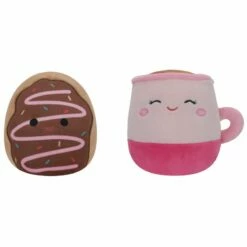 Squishmallows S7 Plysjbamse 13cm - Donuten Deja Og Latte