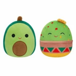 Squishmallows S7 Plysjbamse 13cm - Avocadoen Austin Og Guacamole