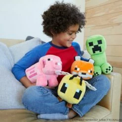 Minecraft Basic Plysjbamse 20cm - Creeper -Squishmallows butikk 230508 125800 124740 4 269449 hea97deca