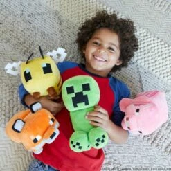 Minecraft Basic Plysjbamse 20cm - Pig-Cochon -Squishmallows butikk 230508 125817 124742 3 269451 h9d7f18ad