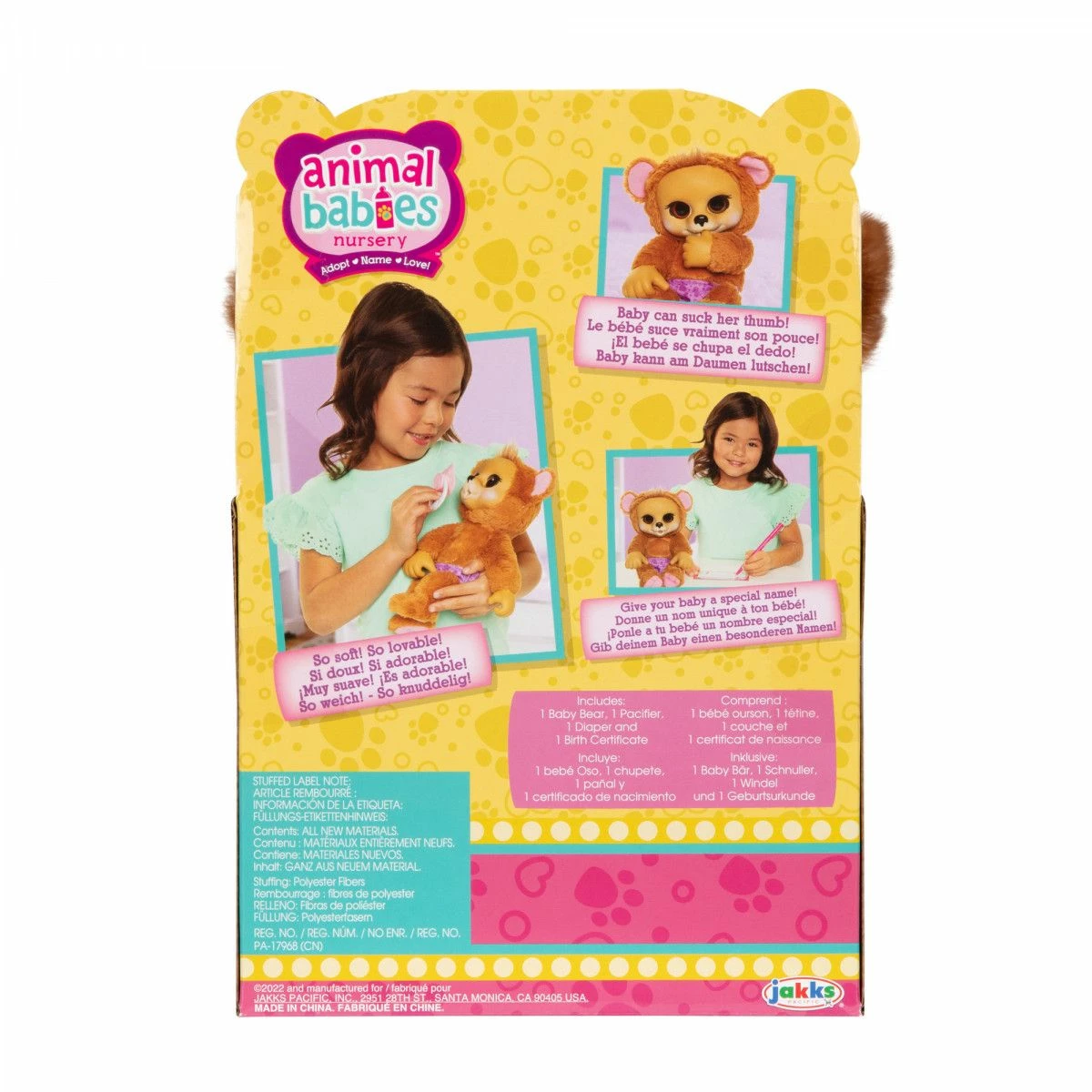 Animal Babies Bjørn 26 Cm 3 Animal Babies Bjørn 26 Cm - Bilde 3