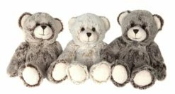 Molli Toys - Teddybjørn Plysj 16 Cm - Lysbrun