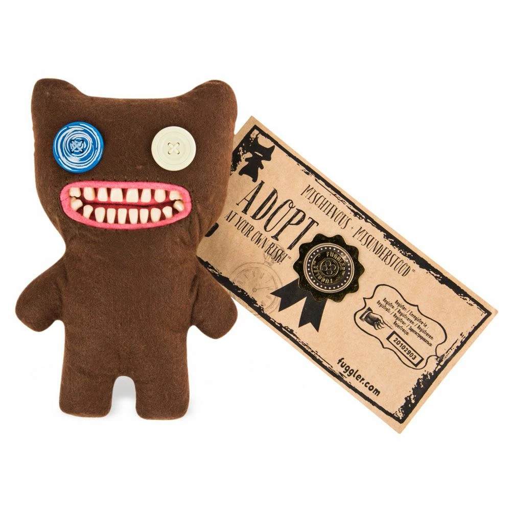 Fuggler Funny Ugly Monster - Mr. Buttons Plysj Figur 20 Cm 2 Fuggler Funny Ugly Monster - Mr. Buttons Plysj Figur 20 Cm - Bilde 2