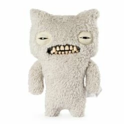 Fuggler Funny Ugly Monster - Munch Fuzzy Grey Plysj Figur 20 Cm