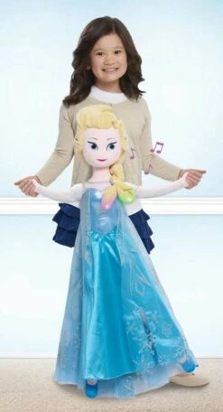 Disney Frost 2 Syngende Elsa - Plysj Dukke Som Måler Hele 80cm