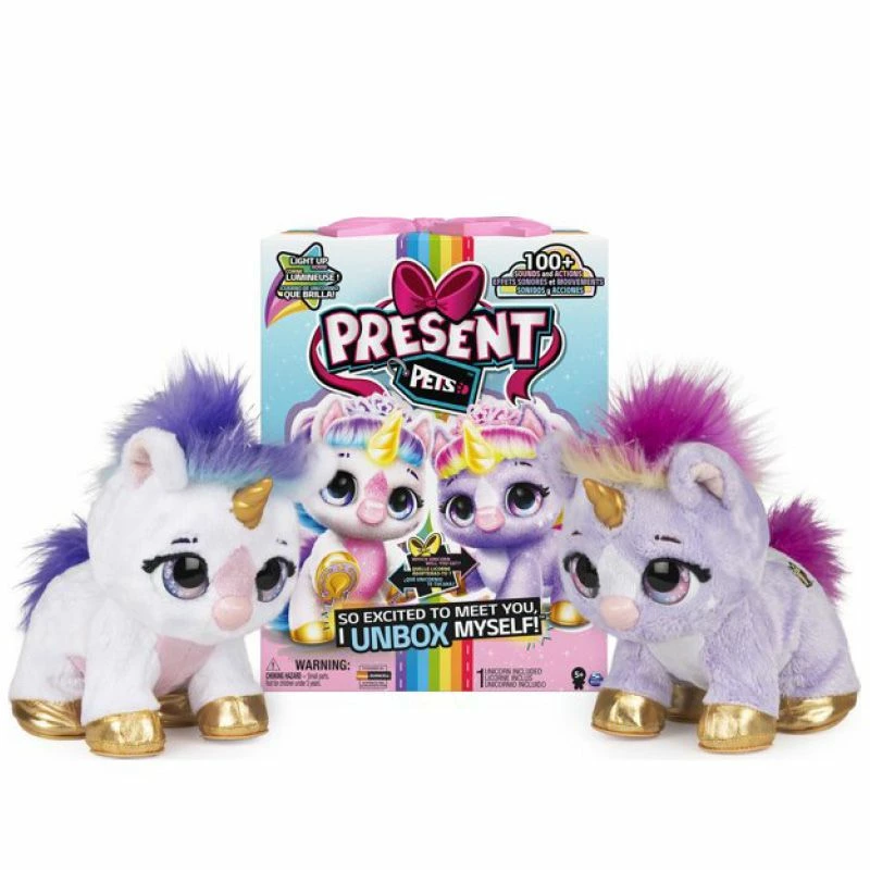 Present Pets - Enhjørning Med Over 100 Lyder Og Handlinger 1 Present Pets - Enhjørning Med Over 100 Lyder Og Handlinger