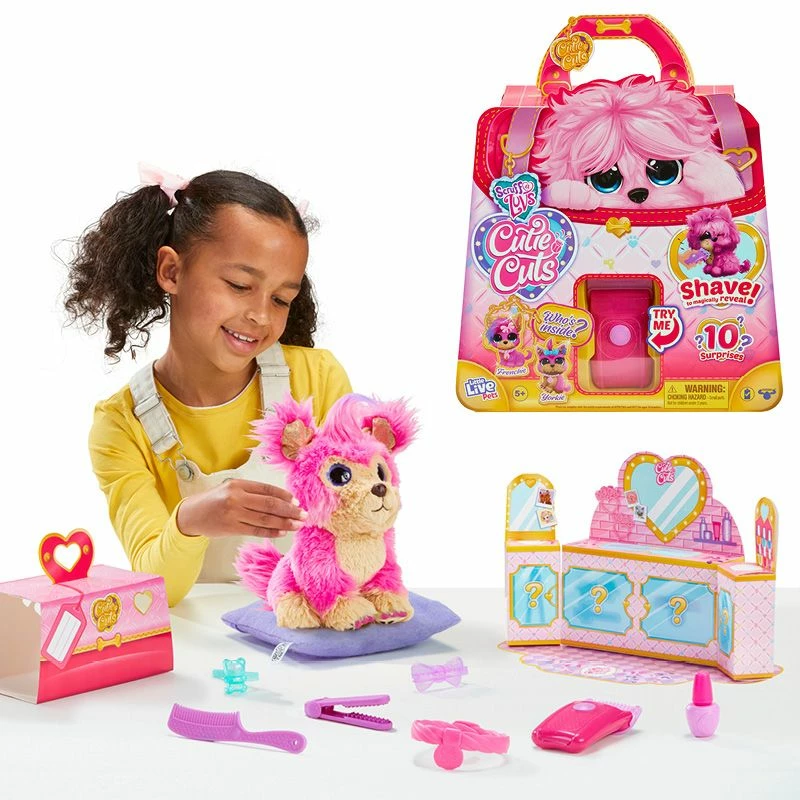 Scruff A Luvs Cutie Cuts - Rosa Hund Scruff A Luvs Cutie Cuts - Rosa Hund -Squishmallows butikk nti 880563 20 242729 h62090134