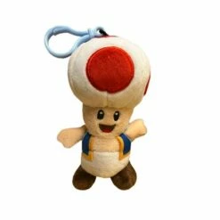Super Mario Plysj Nøkkelring (assortert) -Squishmallows butikk toad 20plushie 172364 h62090134