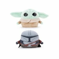 Star Wars Reversibel Plysj - Yoda & Mandalorian